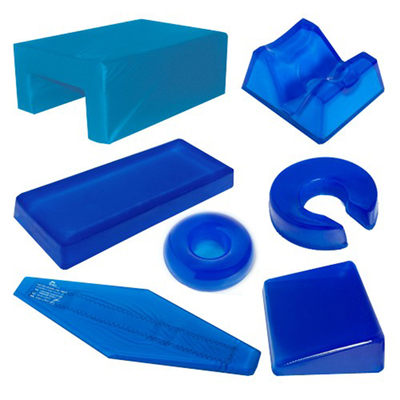 Il gel chirurgico blu riempie il posizionamento dei prodotti modellati poliuretano